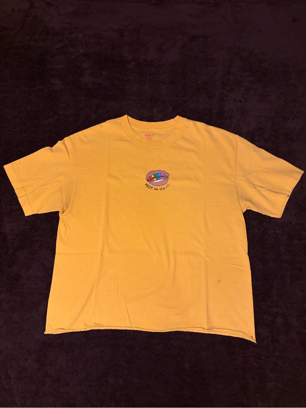 Golf Wang KEEP DA O'S!!! Cherry Bomb Cropped T-shirt SS15